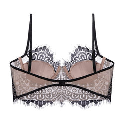 Lace bra on a white background