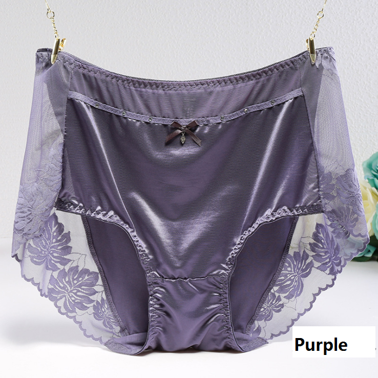 Close-up of breathable modal lace fabric in plus size underwear