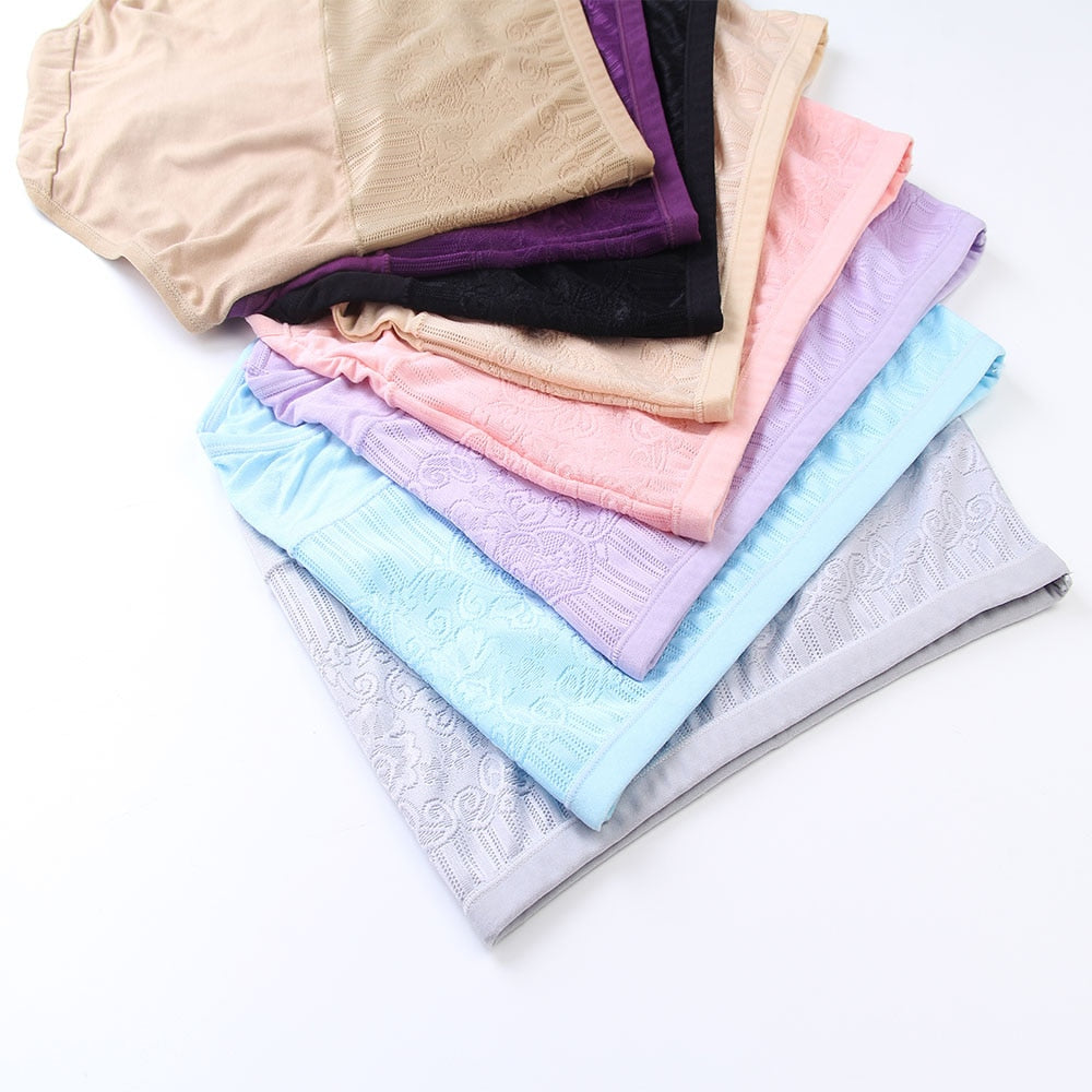 Breathable high waist body shaper underwear for plus size women