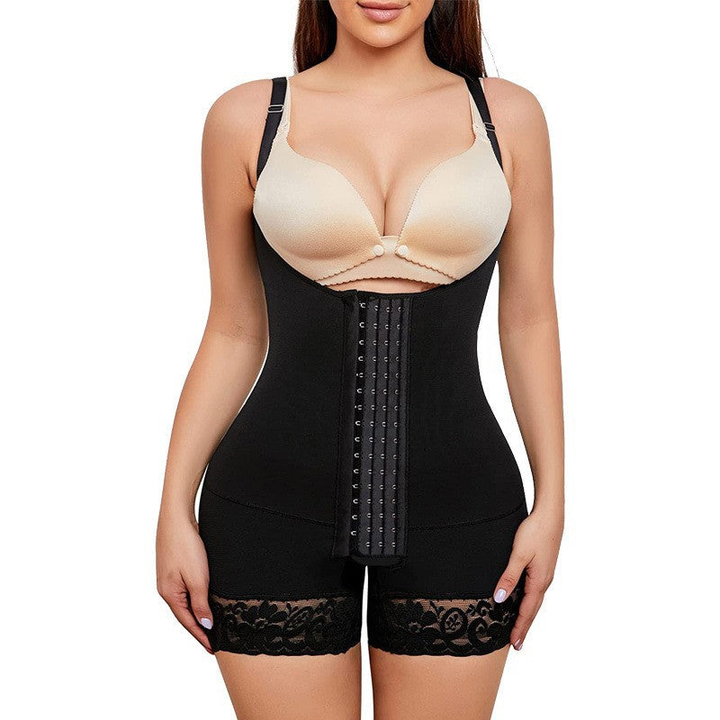 Full-body sculpting shapewear contouring abdomen, waist, and hips for postpartum recovery