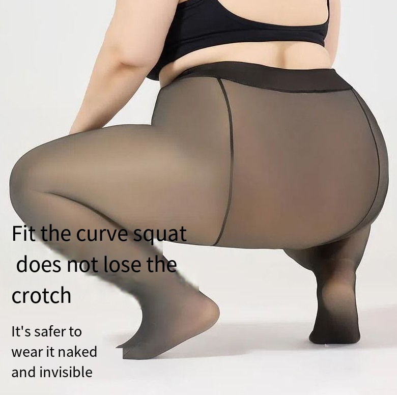 Close-up of transparent silk-like fabric on pantyhose