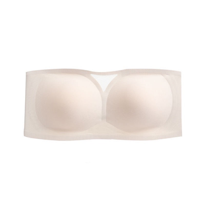 White bra on a white background