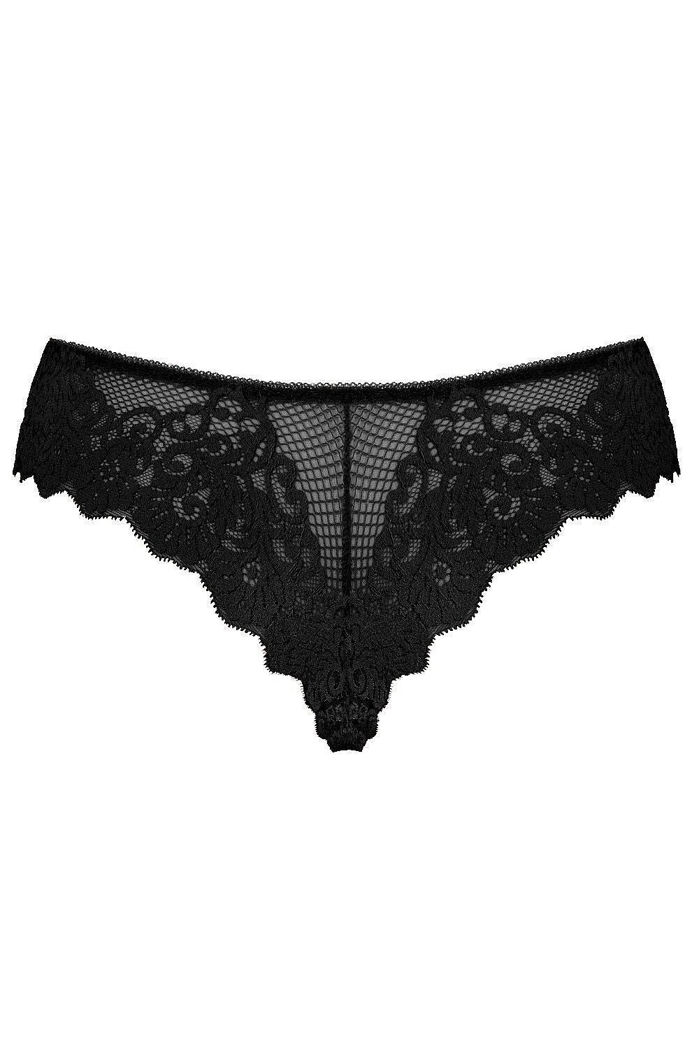 Women’s seductive Leyla thong with cotton-lined gusset – plus size L–6XL.