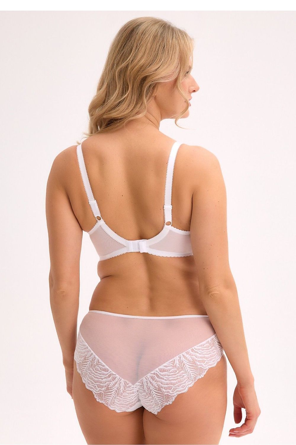 Elegant sheer back lace panties