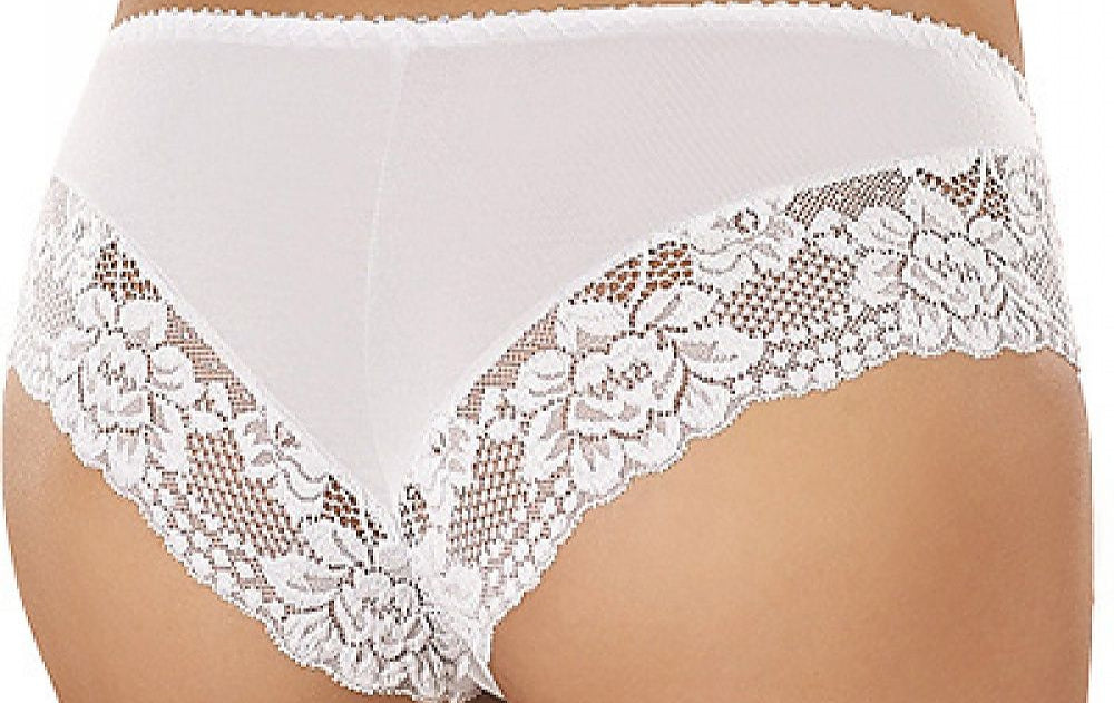 Plus size black cotton shorts with lace legs