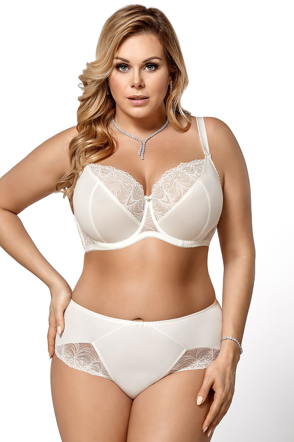 “Back view of soft bra with adjustable multi-row hook-and-eye closure”