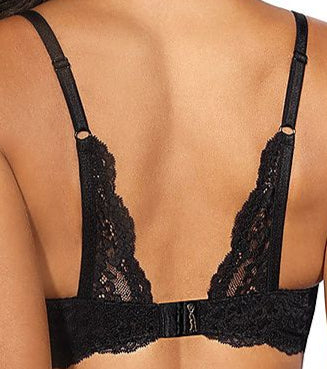 Romantic unpadded lingerie highlighting natural silhouette