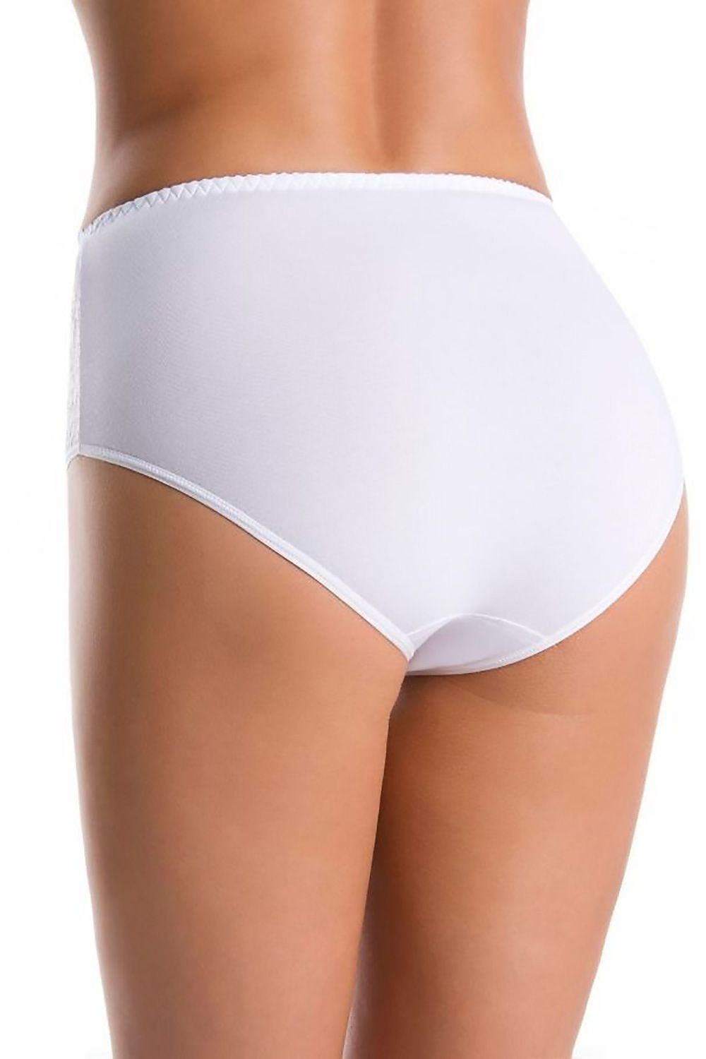 cotton panties tri-pack with lace front