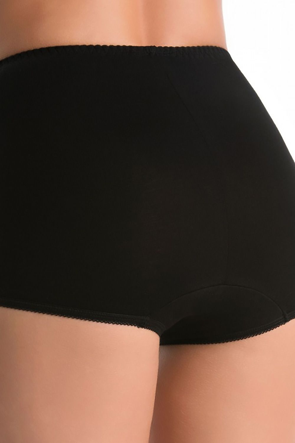 Back view showing full coverage and smooth fit