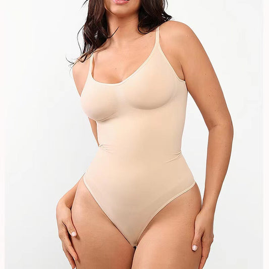 Plus size buttocks lifting seamless shapewear front view