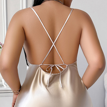 Backless Sling Nightdress – Sexy, Loose, and Comfortable Pajamas for Women