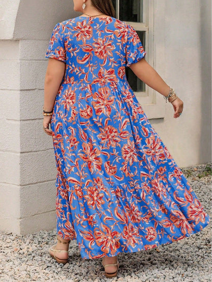 Bohemian Casual Vacation Women Full Length Dress