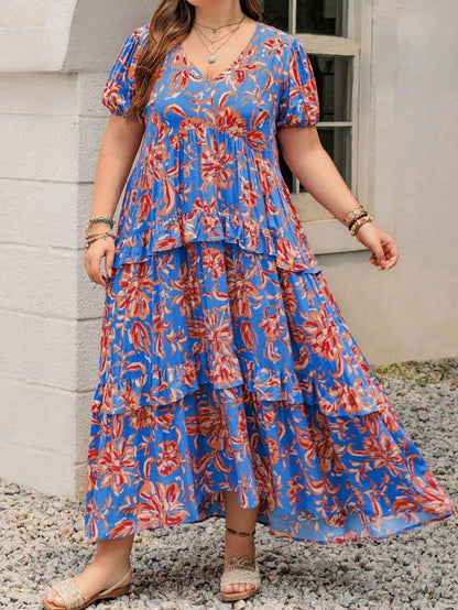 Bohemian Casual Vacation Women Full Length Dress