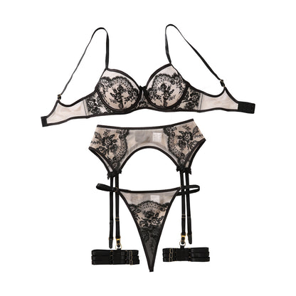 lingere set black and bej