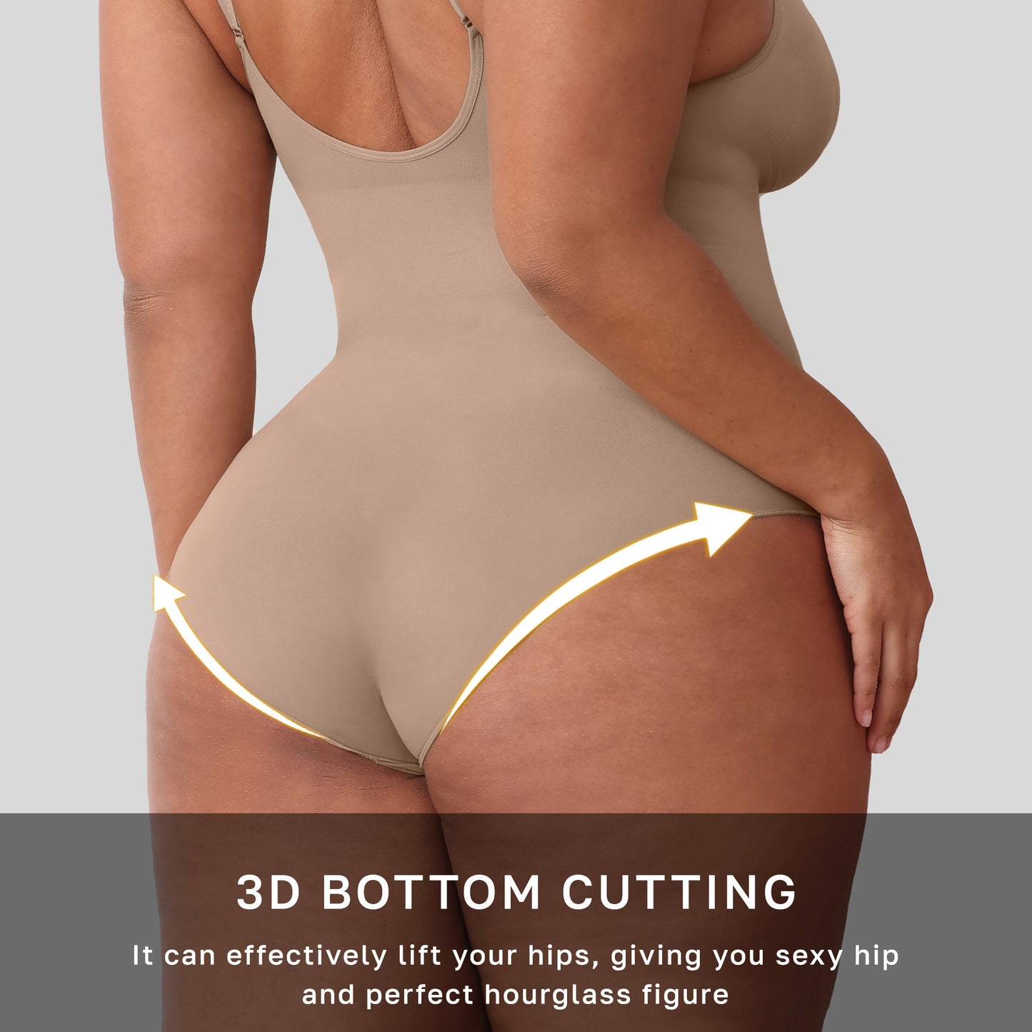 Adjustable Strap Bodysuit – High-Quality Compression for Body Shaping