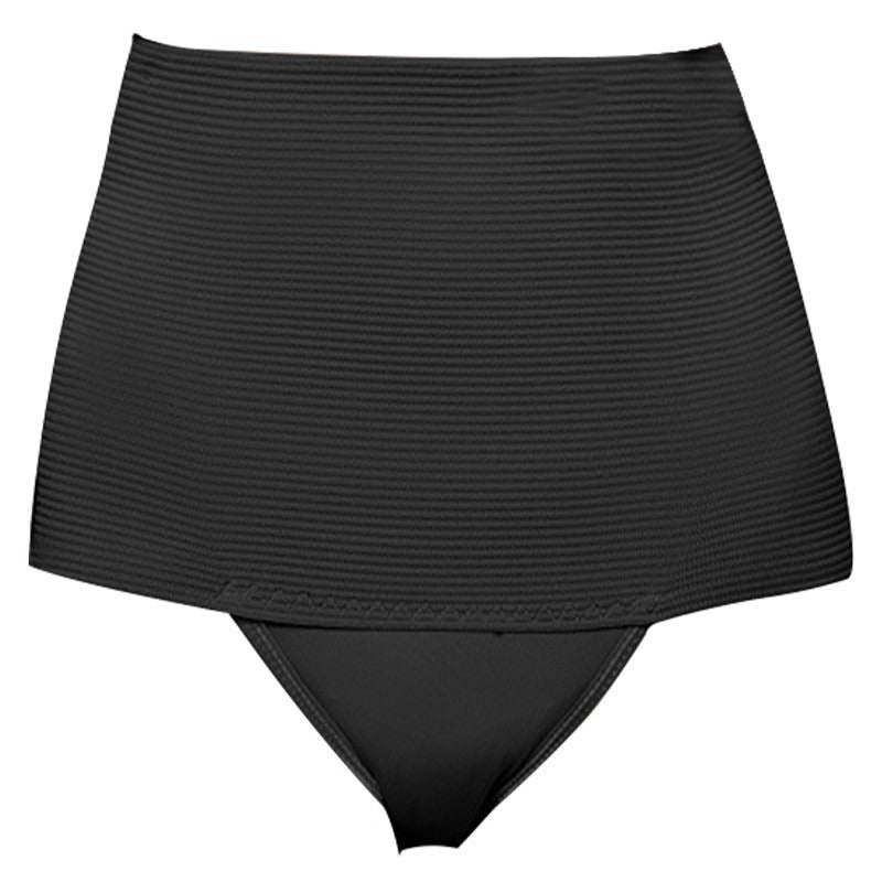Stretchable high waist thong 