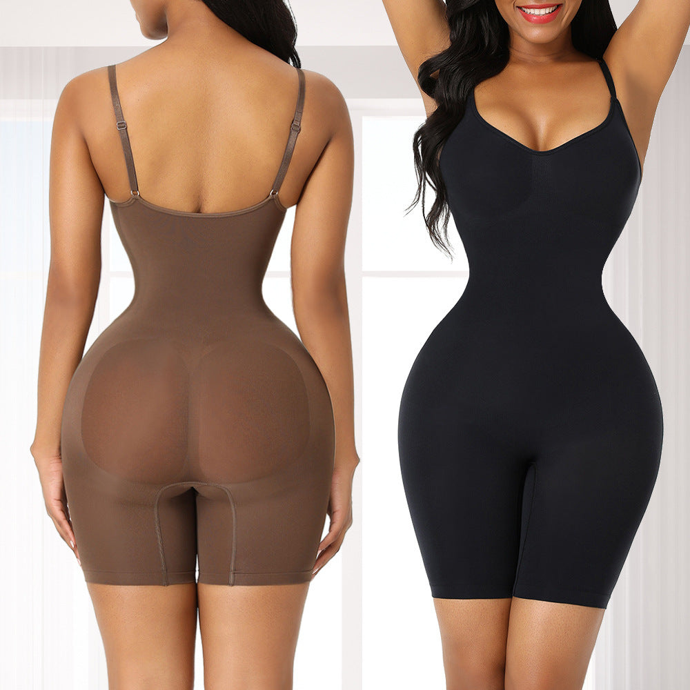 Side view showing tummy control and hip lifting effect