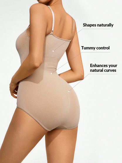 Plus Size Women's Corset Camisole – Belly Cinching & Body Shaping One-Piece Underwear