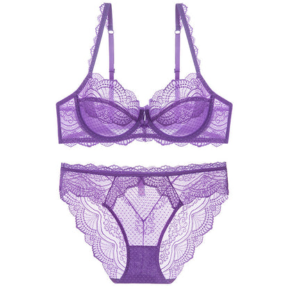 Close-up of delicate lace fabric on plus size lingerie