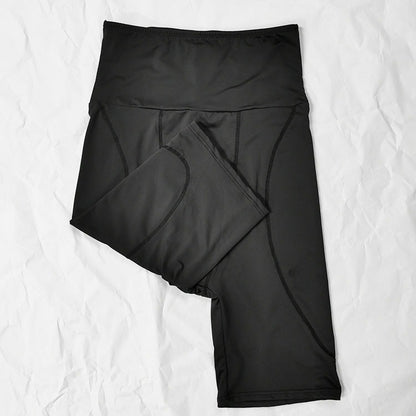 High-waist pants providing natural hip lift and smooth silhouette for plus-size women