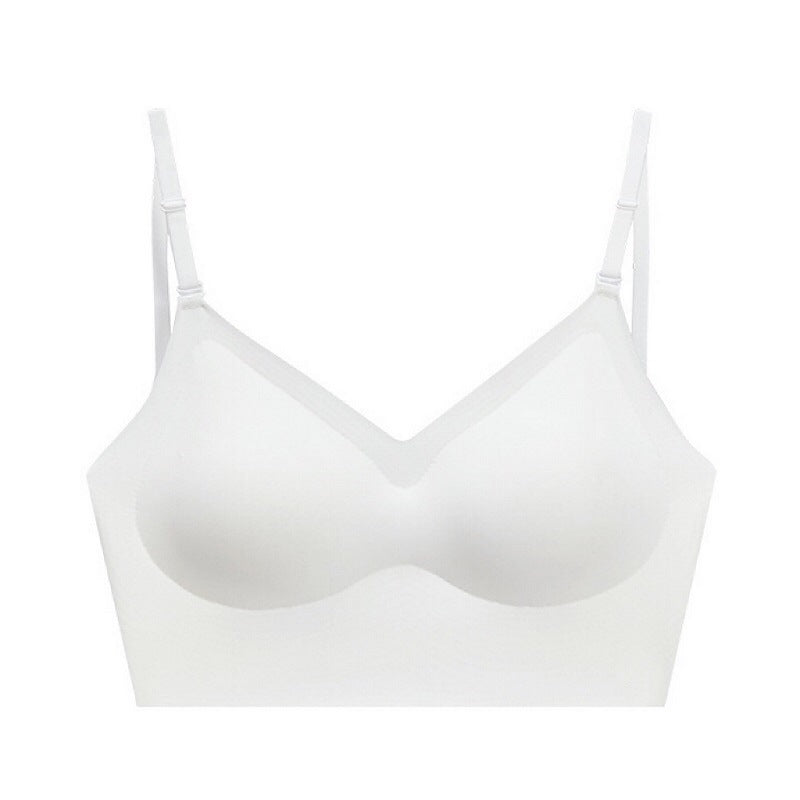 White bra on a white background