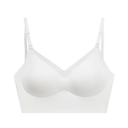 White bra on a white background