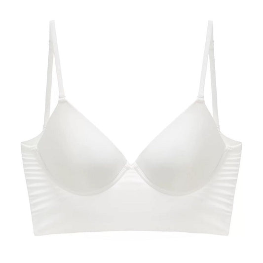 White bra on a white background