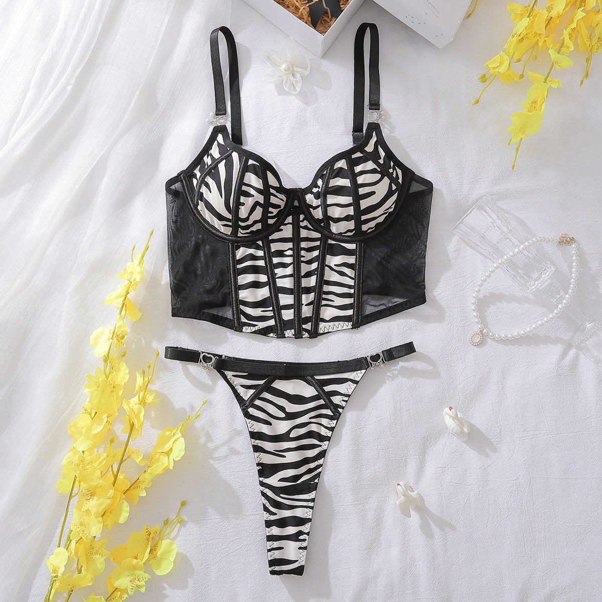 Black and white