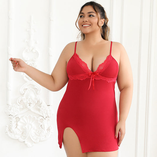 Midnight Charm Plus Size Sexy Lingerie – Elegant Sleepwear & Seductive Pajamas