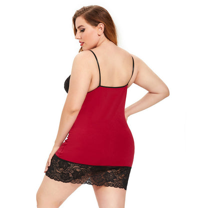 Curvy Nights Plus Size Lace Backless Pajamas – Sexy Sleepwear & Lingerie