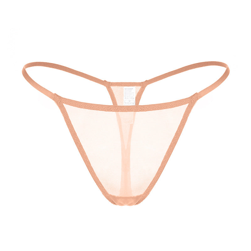 Sexy mesh sheer T-back panties 