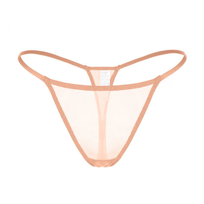 Sexy mesh sheer T-back panties 