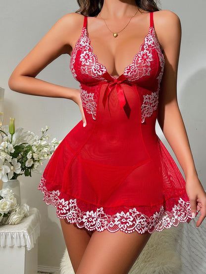 “Summer Bloom: Printed Strap Nightdress – Sexy Casual Pajamas for Women”