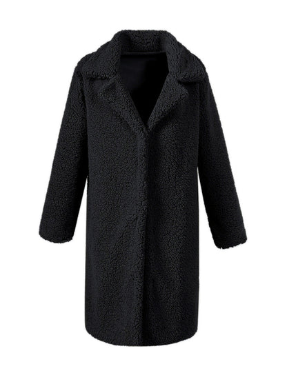 Black coat on a white background