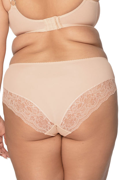 Women’s soft delicate fabric bikini panties plus size – classic cut.