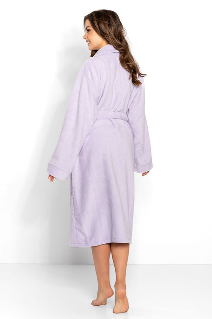 Paloma women’s bathrobe in subtle purple with waist tie