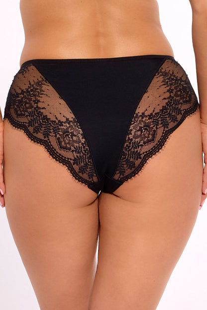 Classic-cut panties with elastic waistband and elegant bow