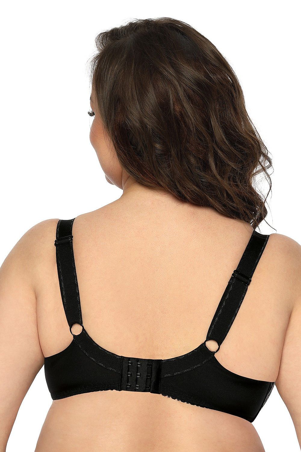 “Close-up of Lissy soft bra with side underwire and bow detail between cups”