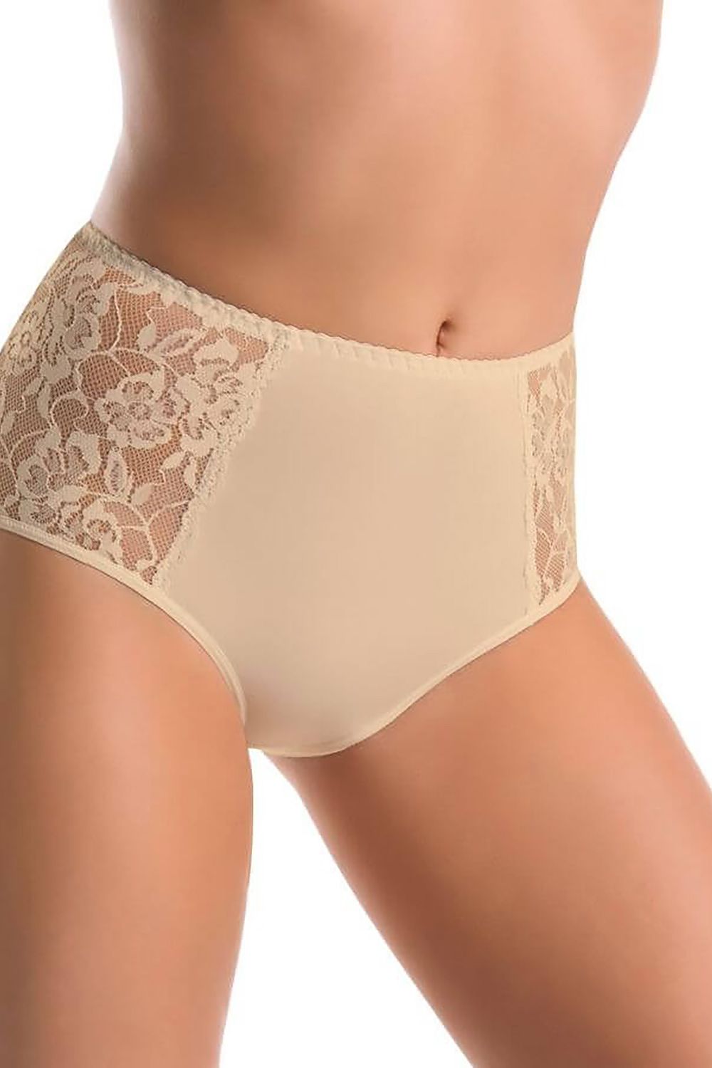 Chicnex gift-ready packaging for high-waisted beige panties tri-pack
