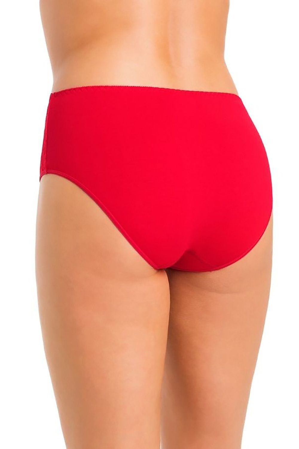 breathable high-waist panties with cotton lining