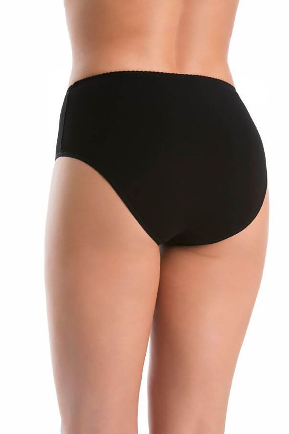 Comfortable high-waist cotton panties with full coverage back – 5-pack.