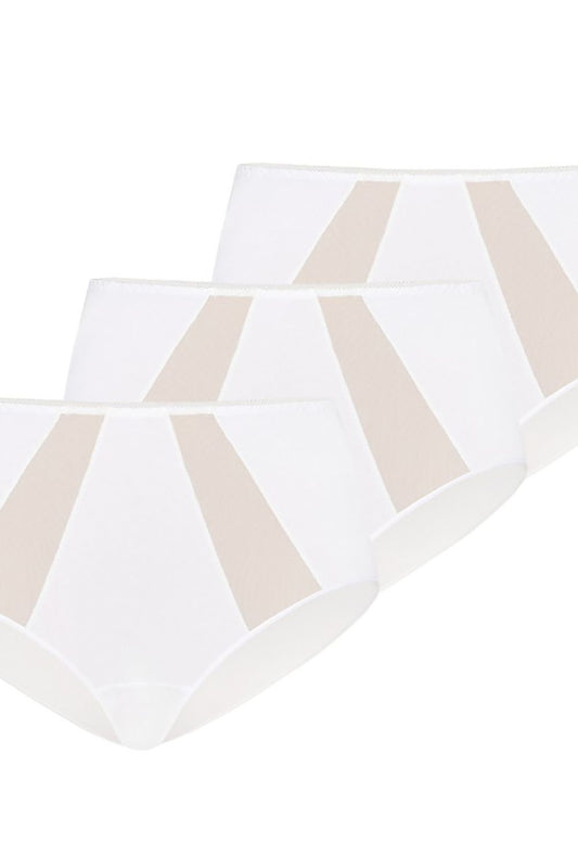 Chicnex soft breathable high-waist panties with elastic trims