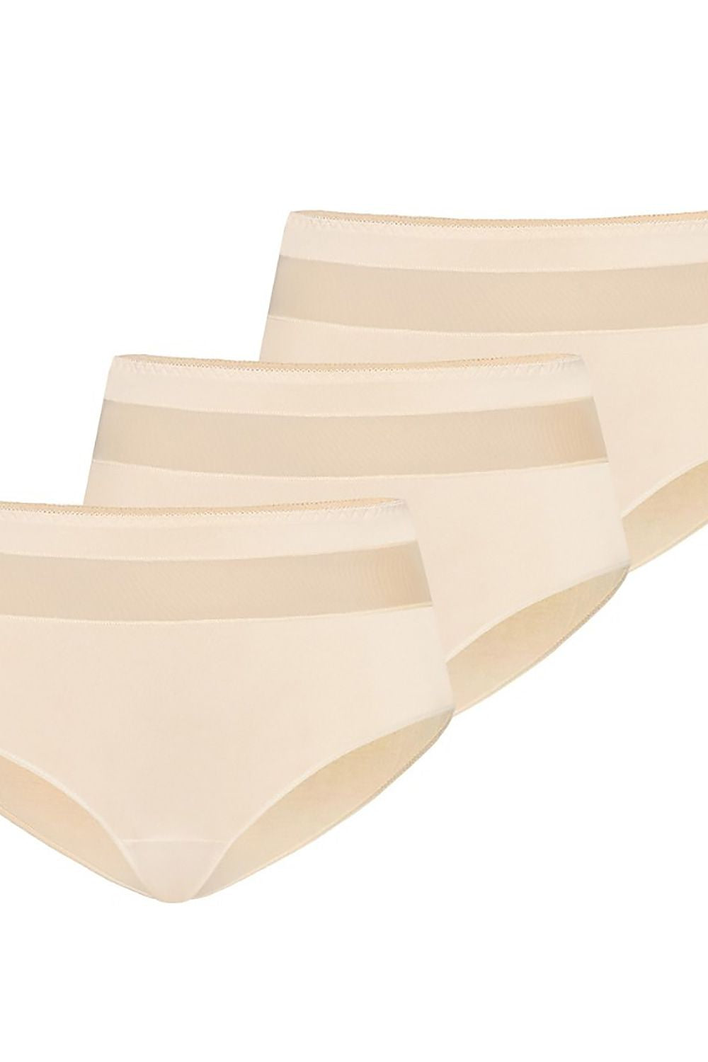 high-waist panties with elastic finish